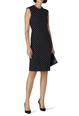 Haider Ackermann Black Polka Dot Shirt Dress Sleeveless 40 US 8